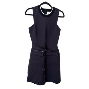 GREY JASON WU Belted A-Line Dress‎ NWOT Sz 4